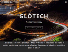 Tablet Screenshot of glotechpower.com